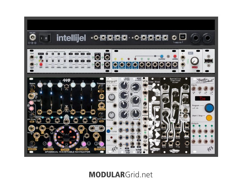 Intellijel Designs 4U Palette Case 62HP-