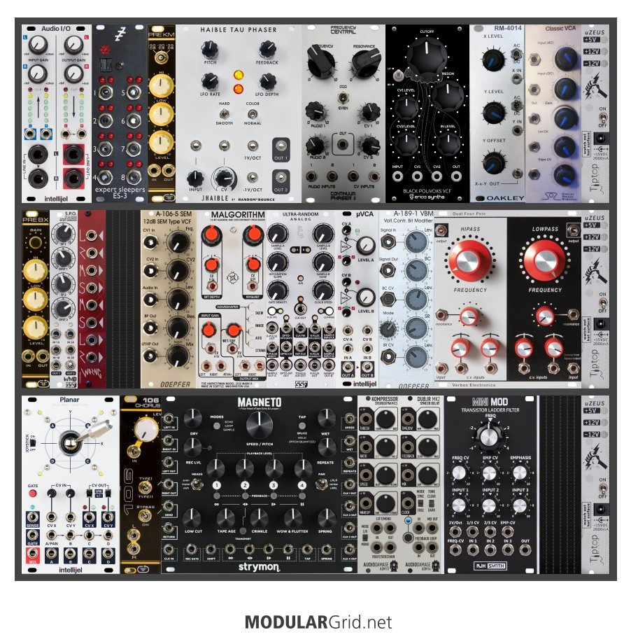 FX Eurorack Modular System from ethnotronics on ModularGrid