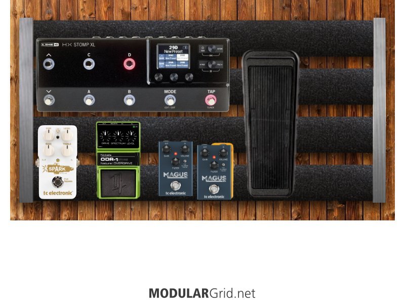 My enforced Pedalboard Pedalboard from canfo on ModularGrid
