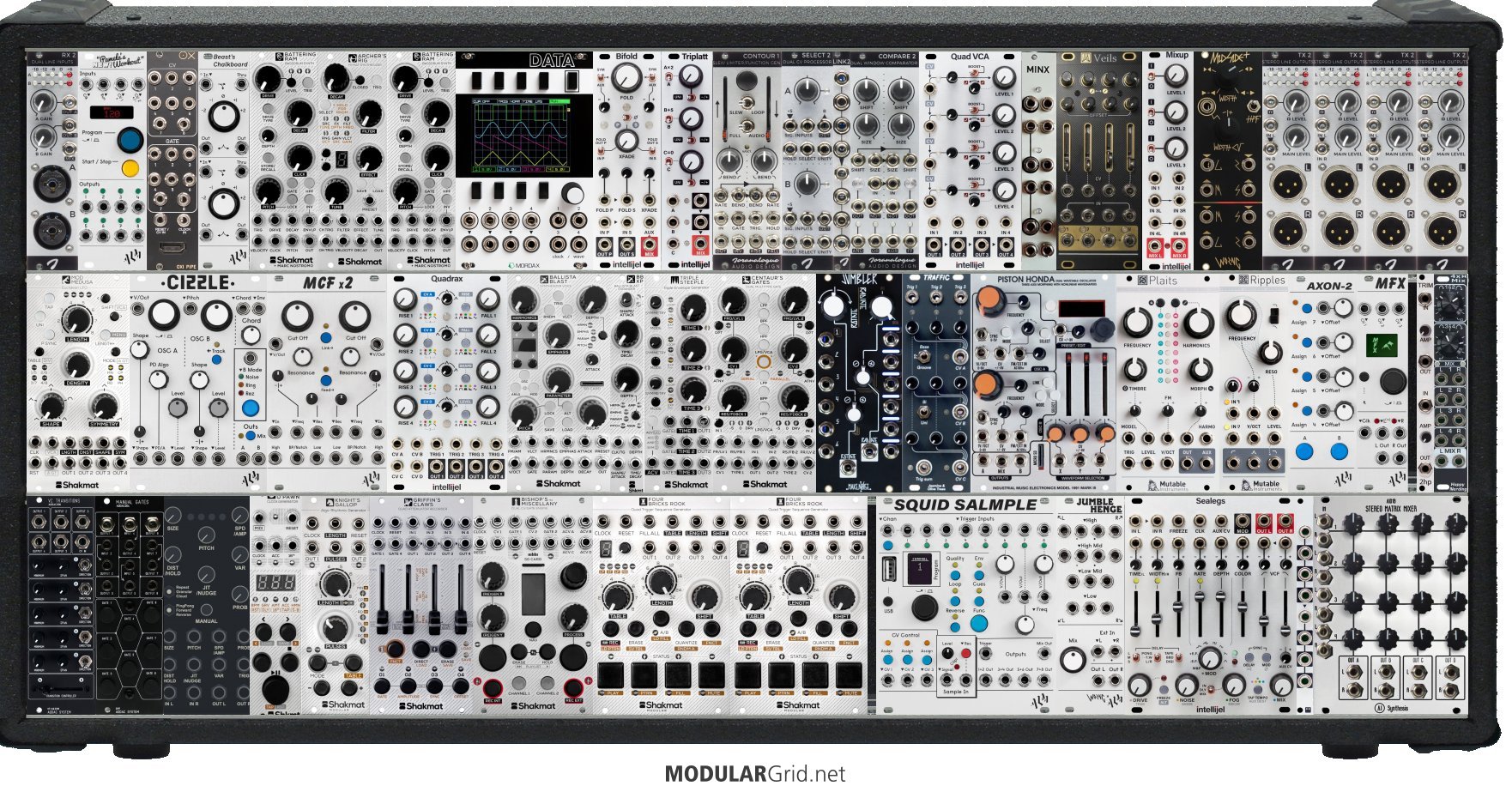 Modular Monstrosity Doepfer Monster Actual 24-04-26 (copy) (copy) - Eurorack Modular System ...