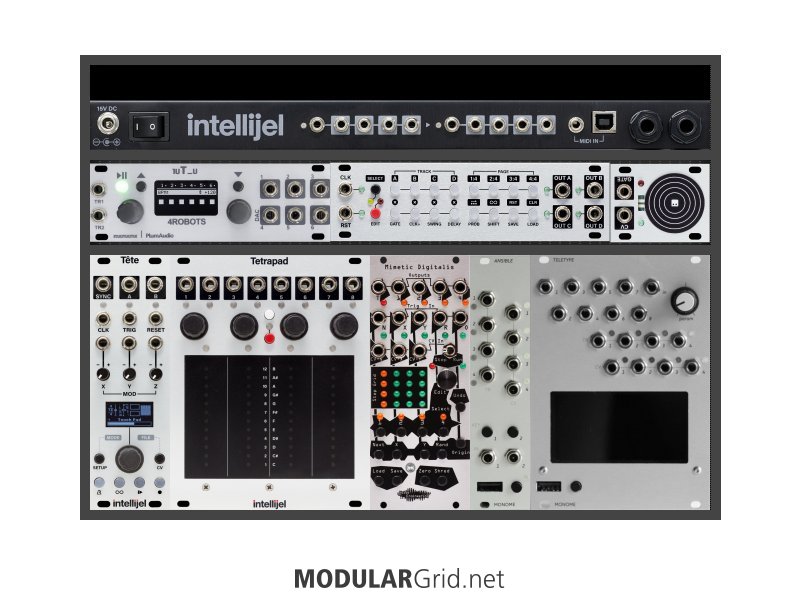 4U Palette Case - intellijel