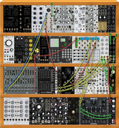 Motown | TR8S 121, mbase r33, OB6 041 &gt; Pico L, Minilogue Die 4 U &gt; Pico R, Kaoss Franger, Mutant Brain D &gt; Model D Cut Off CV