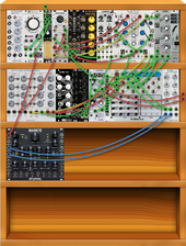 Seventeen 2 Modular Techno DEMO OCTA cue out L to Ears Buff Mult to FB ADSR Trig &amp; AM in