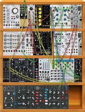 最愛の不要品 | Minilogue_true color to Ears, Model D audio out to Buff Mult, Model D Loud cont to VCAM C3