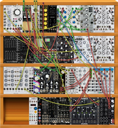 music Apr 18 2021 matrix 1-2 Varigate 1-1 | Octa Cue L to Ears L, TD-3 to Matrix in 3, Minilogue to Matrix in 4, Octa Cue R to Matrix in 6, mBase r19, Tanzmaus to mixer 2,3 