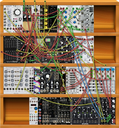 goodmorning Jly 30 2021 matrix 1-5 Varigate 1-1 | Octa Cue L to Ears L, TD-3 to Matrix in 3, Minilogue to Matrix in 4, Octa Cue R to Matrix in 6, mBase r22