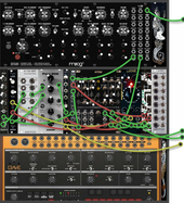 dfam bass, seq (lpg), Atom as percusive (fm) + atom filtered