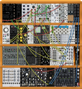 Escape | Pico input 2 &lt; Minilogue(Die 4 U), SY05 A, Matrix 1-32, OB6 009, Mbase r25, TR8S 107, TR08&gt;Ext in