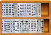 My bleached Eurorack
