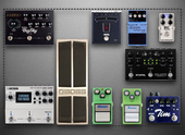 My gilded Pedalboard