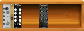 My floodlit Eurorack