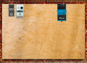 My unglossed Pedalboard