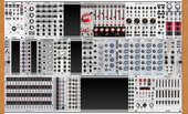 126 HP 9U Silver Euro Desk Quadraphonic Drums