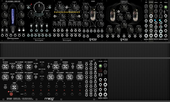 My cyan Eurorack
