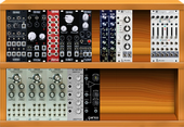 My creamlaid Eurorack