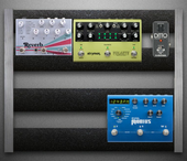 My pebbly Pedalboard
