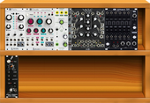 My cyan Eurorack