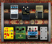 My bareback Pedalboard