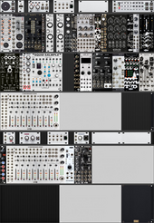 Testing Intellijel 104 Stealth w Pod Mixer / Palette case + Pod