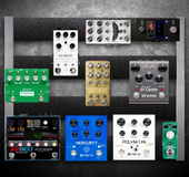 My left pedalboard