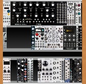 Modular Studio LRACK EURORACK DESKTOP 9U + 1U 84HP MODULAR SYNTH STAND