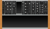 moog with behringer and aion (arturia case)