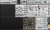 My weathered Eurorack (copy) (copy)