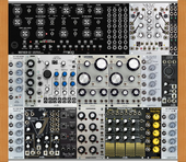 My landscaped Eurorack