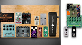 My punctured Pedalboard