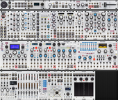 *Intellijel System w/ separate controllers in ALM 84 hp