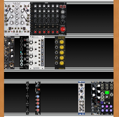 Modular Studio LRACK EURORACK DESKTOP 9U + 1U 84HP MODULAR SYNTH STAND (copy)