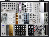 My bleached Eurorack