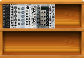 My bleached Eurorack