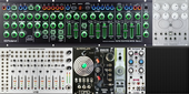 My cyan Eurorack