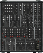 Behringer * Moog System 15 Modules in Enclave Tolex (84 x 4) 336HP Case