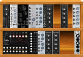 My pale Eurorack (copied from Modularfred)