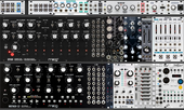 Moogs in Intellijel Performance Case