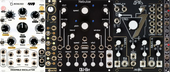 Starting point for tiny rack and then see what's needed. Buy small mackie mixer and use pedals plus SQ1, O-coast, Microbrute