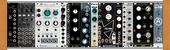 RackBrute (Middle: Oscillatiors/Clock Generators + Audio Processing + usb i/0)