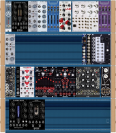 Coder Hybrid Eurorack Stage 4 (Moog Mother32 removed for more module space)