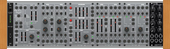 M100 Rack on top of Rackbrute, made from reduced Behringer 104 case