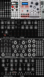 Moog case + Enveloppes + VCA's