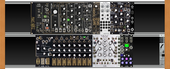 My bluish Eurorack