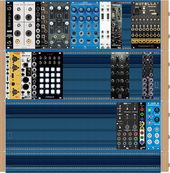 My 84HP Wizard Eurorack