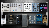 My floodlit Pedalboard