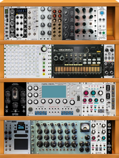 My bleached Eurorack