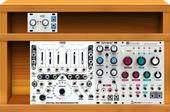 My floodlit Eurorack