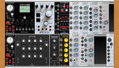 My shaded Eurorack