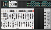Drum modulation many-input FX rack