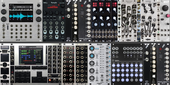 computers/samples, tip-top 104hp,6u (cirklon, ext. synths/drums)